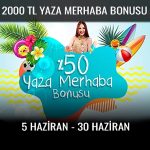 Trbet 2000 TL merhaba bonusu